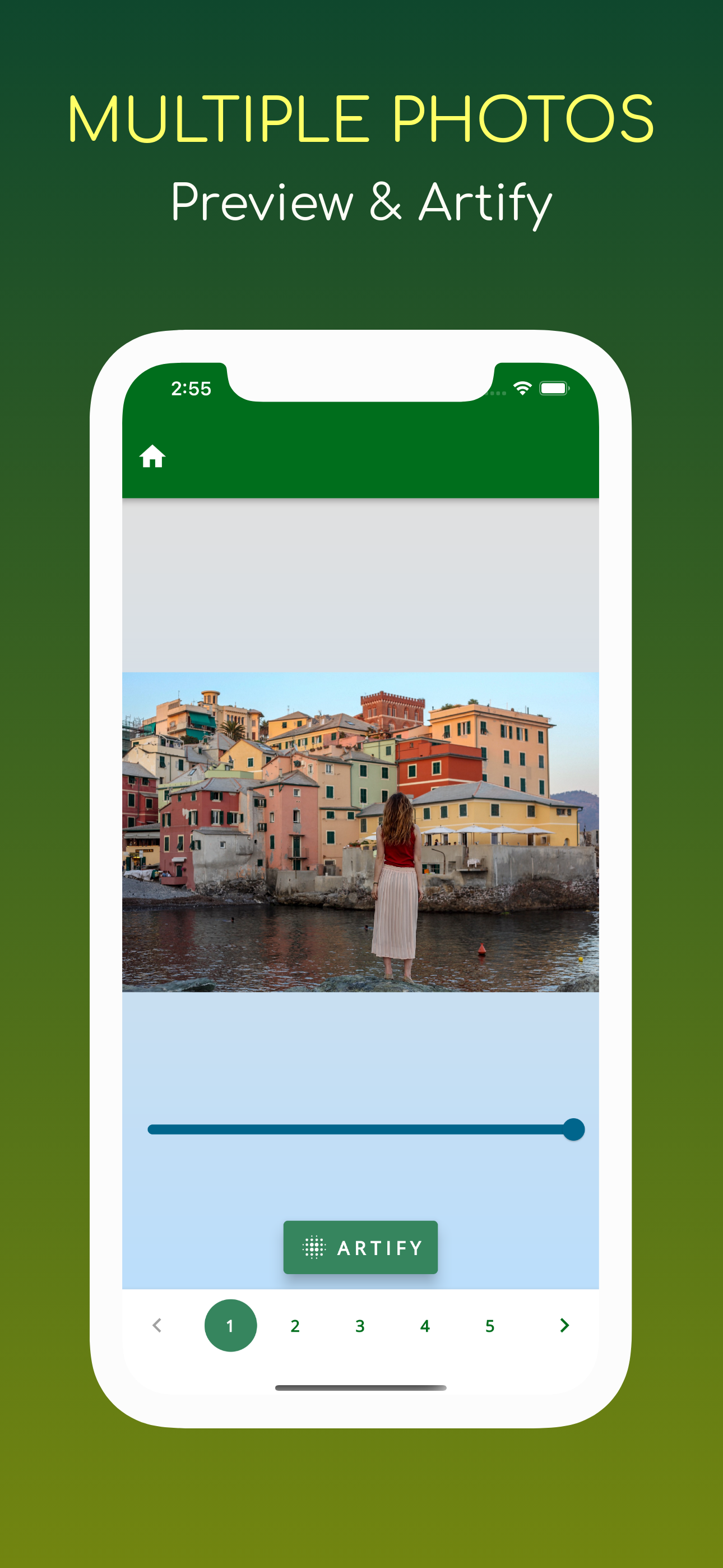 Multiple Photos Mode - Preview & Artify